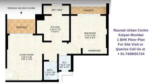 1 Bhk Floor Plan Floor Plans House