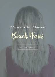 beach waves even for short hair