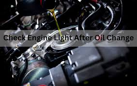 check engine light comes on after an