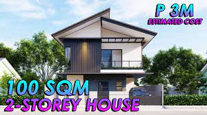 modern 2 y house on 100 sqm lot