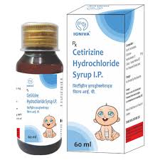 cetirizine hydrochloride syrup 60ml