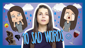 learn the top 10 sad words in english