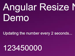 Angular Resize Number Directive Angular Script
