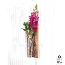 Wall Vase Wood Wall Flower Sconce
