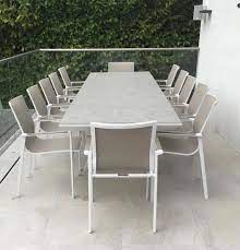 Large Rectangle Garden Dining Table And