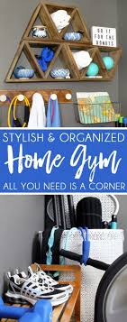 If you only have one wall to allot for fitness, you might as well deck it out with the very best in storage solutions. Stylish Home Gym Ideas For Small Spaces Blue I Style