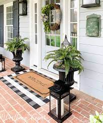 spring front porch tour and decorating