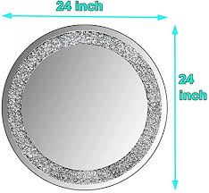 Crystal Crush Wall Mirror Accent Mirror