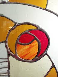 Art Deco Rose Stained Glass
