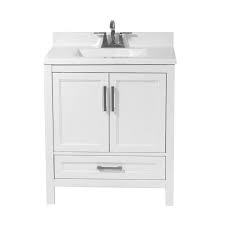 white with cultured marble vanity top
