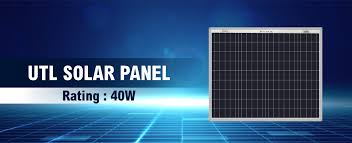 Buy UTL 40watt solar panel at best price. - UTL Solar