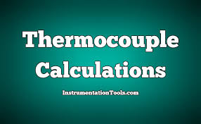 thermocouple calculations how to