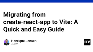 migrating from create react app to vite