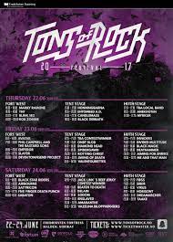 Tons of rock was founded in 2013 and has grown to be one of the leading festivals in norway. Tons Of Rock On Twitter You Wondering When Your Fav Band Is Playing Tonsofrock This Year Well Here You Go Tickets Here Https T Co A15oyud13n Fguidendottno Https T Co Avgcwvdg4w