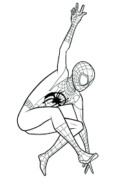 into the spider verse kids coloring pages