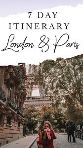 london and paris itinerary