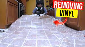 remove vinyl or linoleum flooring