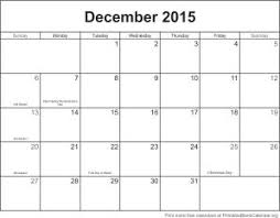 December 2015 Printable Blank Calendar Printable Blank Calendar Org