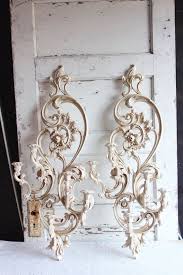 Painted Candle Holder Wall Sconces