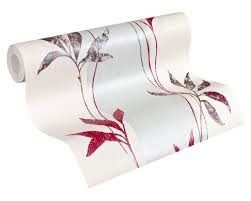 Check spelling or type a new query. A S Creation Wallpaper Floral Grey Metallic Red Silver 326545