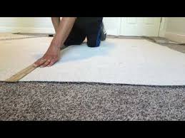 how to cut carpet for stairs using a