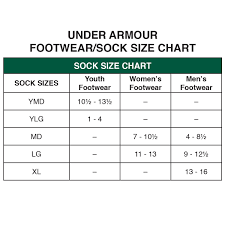 Under Armour Socks Size