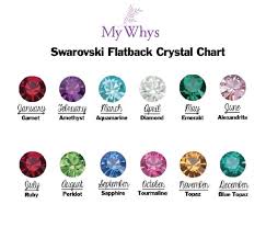 Add On Birthstones By Mywhys Swarovski Flat Back Crystal Birthstone 3 Mm Choose Your Color Choose Your Month