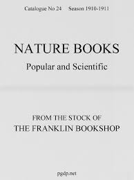 Nature Books Popular And Scientific From The Stock Of The