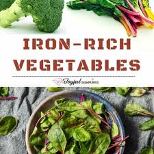 top 6 vegetables high in iron to add to