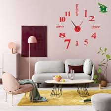 Wkang Creative Diy Wall Clock Modern
