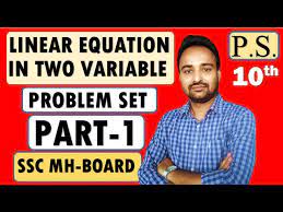 Ssc Class 10 Linear Equations In Two