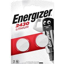 2 Pack Energizer Cr2430 Lithium Coin Button Cell Battery