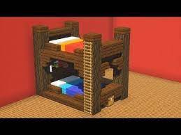 nice bunk bed for minecraft