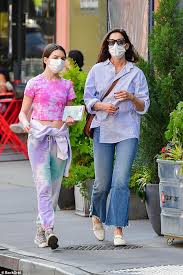 She is a very quick learner as she learned how to ride a dirt bike in less than two hours. Katie Holmes Sports A Button Down With Jeans While On A Walk With Suri Cruise In New York City Diazhub
