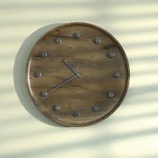 Buy Ebony Wooden Wall Clock