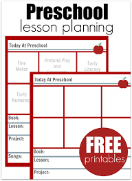 pre lesson planning template