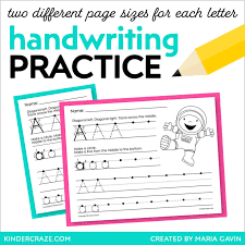 alphabet handwriting practice trace