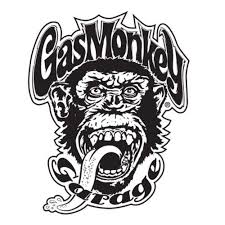 Black Gas Monkey Sticker By Live Gas Monkey Garage Gas