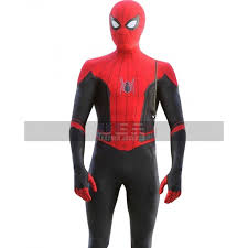 Cosplay costume kids superhero suits halloween bodysuit 3d style. Spider Man Far From Home Tom Holland Costume Leather Jacket