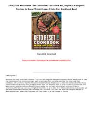 Diet what the science says does this mean i can't do anaerobic exercise on the keto diet? Pdf The Keto Reset Diet Cookbook 150 Low Carb High Fat Ketogenic Recipes To Boost Weight Loss A Text Images Music Video Glogster Edu Interactive Multimedia Posters