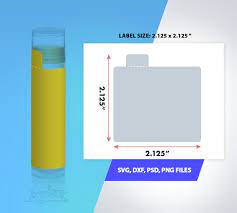 lip balm label 1 printable cuttable