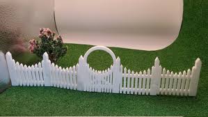 White Picket Fence Miniature Garden