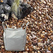 stylish stone coastal pebbles bulk bag
