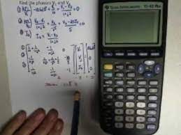 use linsys to solve complex equations