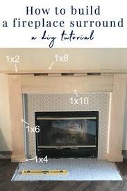 Build A Fireplace Mantel And Surround