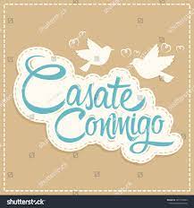 Casate Conmigo Marry Me Spanish Translation Stock Vector (Royalty Free)  1815705383 | Shutterstock