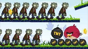 Angry Birds Fry Zombies - BURN ALL ZOMBIE WITH ONE TERENCE BIRDS  WALKTHROUGH! - YouTube