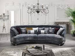 two seater semi circular sofa idfdesign