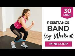 booty band leg workout