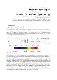 pdf introduction to infrared spectroscopy